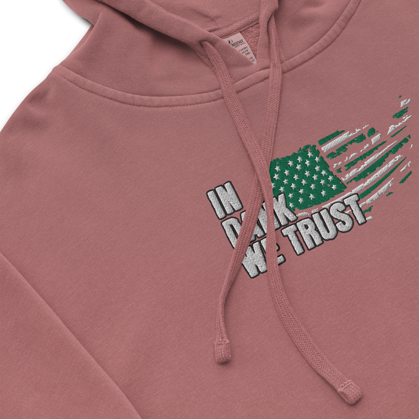 In Dank We Trust Embroidery