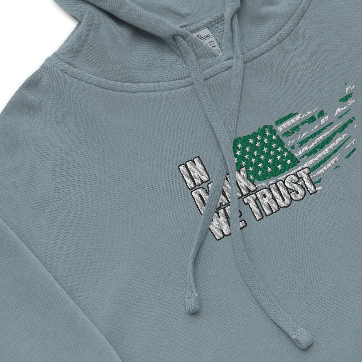 In Dank We Trust Embroidery